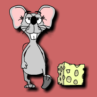 Βοήθησε το ποντίκι να βρει το τυρί.