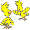 μερικά κίτρινα πουλιά