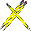 delle matite gialle