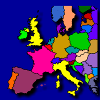 Карти:<br>Европа
