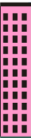 ένα ροζ κτίριο